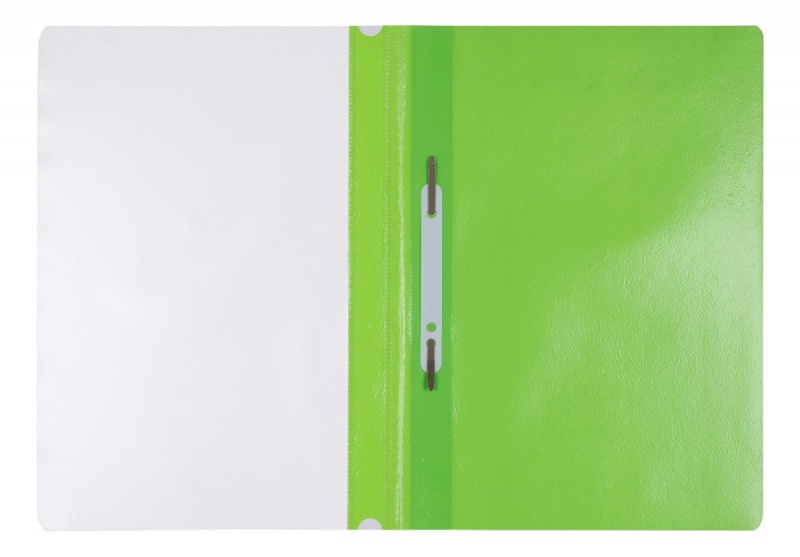 Skoroszyt OFFICE PRODUCTS, PP, A4, miękki, 100/170mikr., jasnozielony