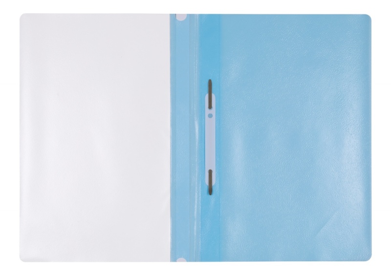 Skoroszyt OFFICE PRODUCTS, PP, A4, miękki, 100/170mikr., jasnoniebieski