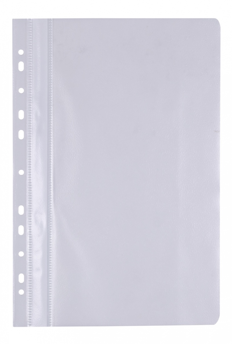 Skoroszyt OFFICE PRODUCTS, PP, A4, miękki, 100/170mikr., wpinany, biały