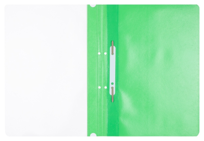 Skoroszyt OFFICE PRODUCTS, PP, A4, 2 otwory, 100/170mikr., wpinany, zielony