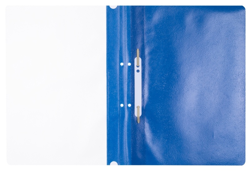 Skoroszyt OFFICE PRODUCTS, PP, A4, 2 otwory, 100/170mikr., wpinany, granatowy
