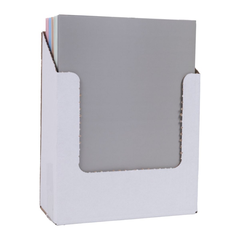 Teczka z gumką OFFICE PRODUCTS, Pastel soft touch, karton/lakier, A4, 320gsm, 3-skrz., mix kolorów