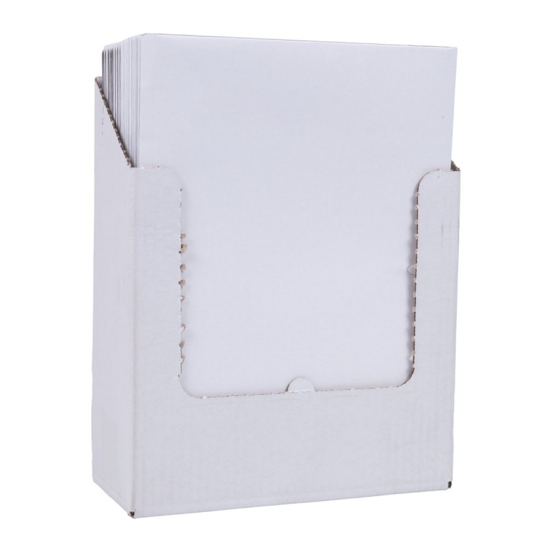 Teczka wiązana OFFICE PRODUCTS Premium, karton, A4, 350gsm, 3-skrz., biała