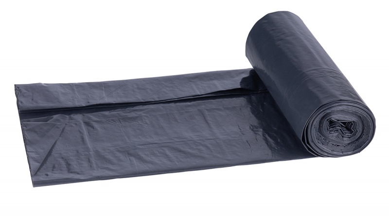 Worki na śmieci DONAU ECO, mocne (LDPE), 60l, 10 szt., czarne