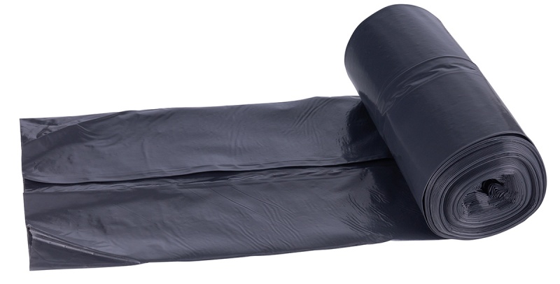 Worki na śmieci DONAU ECO, mocne (LDPE), 120l, 10 szt., czarne