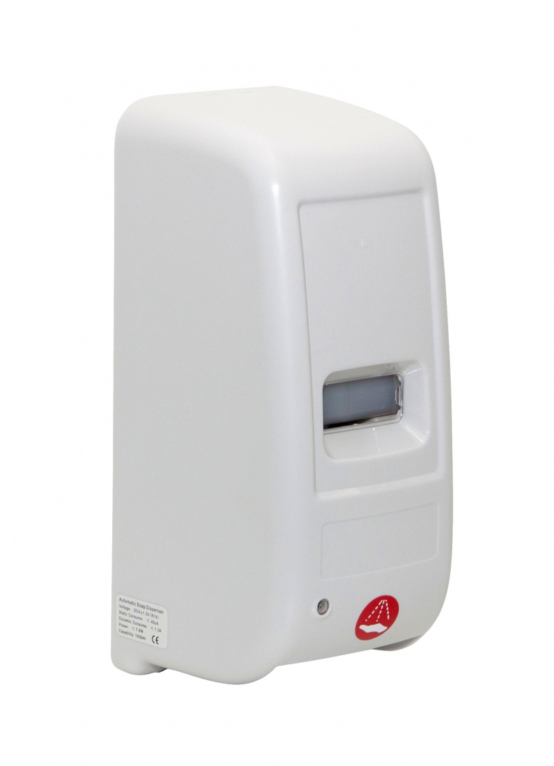 Dozownik do mydła, płynu oraz żelu do dezynfekcji OFFICE PRODUCTS, automatyczny, 1l, biały