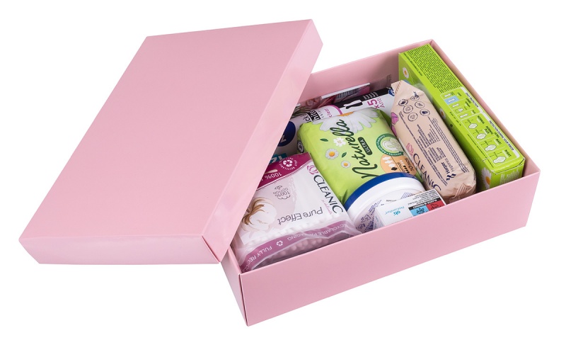 Zestaw higieniczny dla kobiet DONAU HOME, w pudełku, różowy
