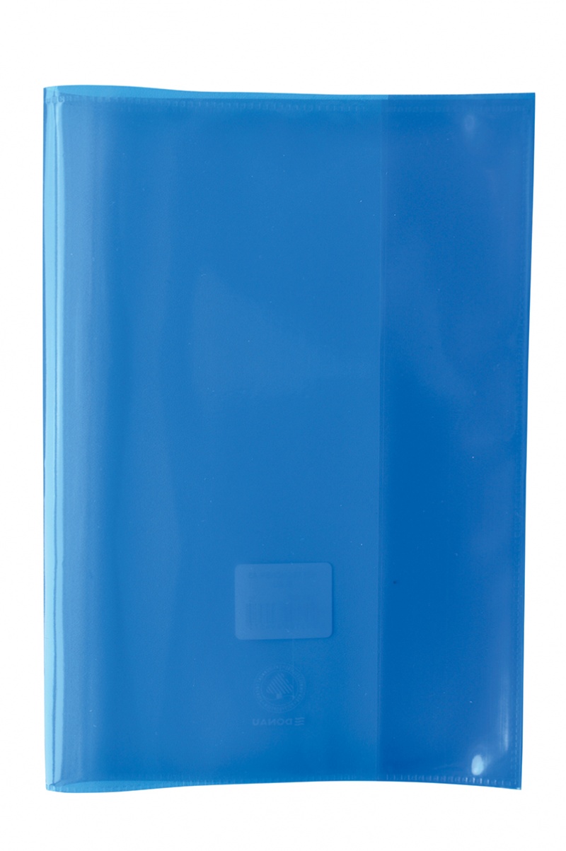 Okładka na zeszyt GIMBOO, krystaliczna, A4, 150mikr., niebieska