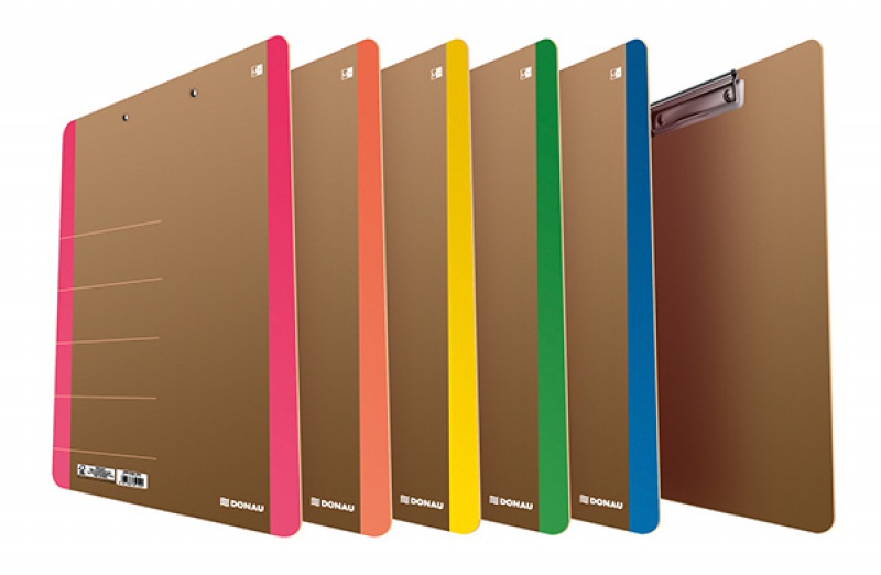 Clipboard DONAU Life, karton, A4, z klipsem, niebieski