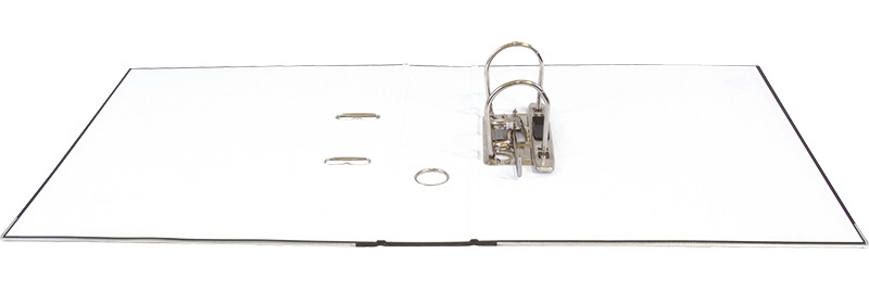 Segregator DONAU Master-S z szyną, PP, A4/75mm, czarny