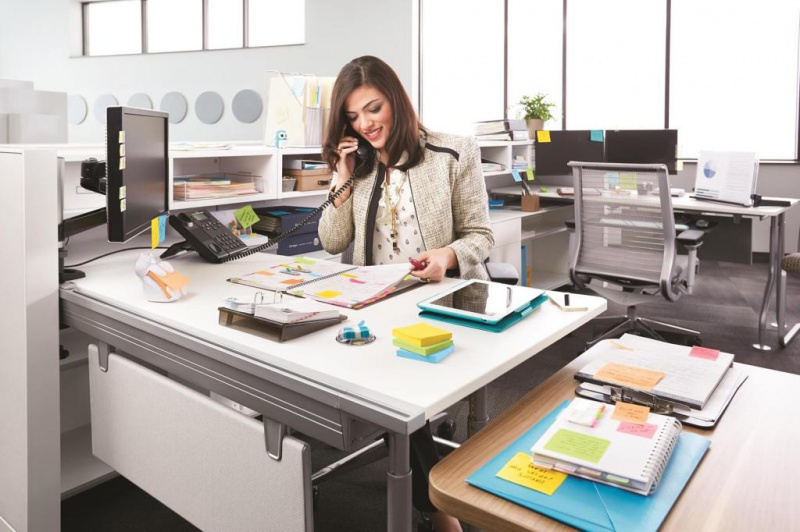 Zakładki indeksujące POST-IT® (680-R2EU), PP, 25x43mm, 2x50 kart., czerwone