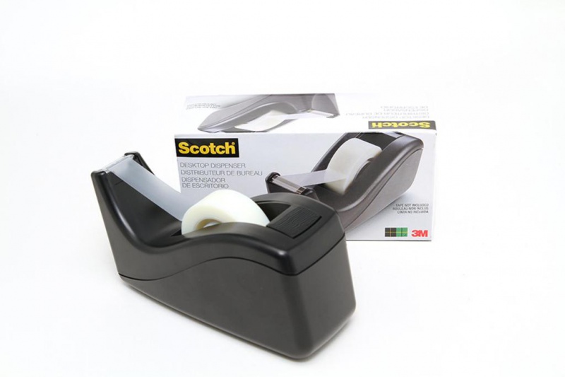 Dyspenser do taśm SCOTCH® (C60), czarny, taśma GRATIS