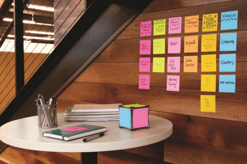 Bloczki samoprzylepne POST-IT® Super Sticky (654-SS-VP24COL), 76x76mm, 24x90 kart., mix kolorów, 3 bloczki GRATIS