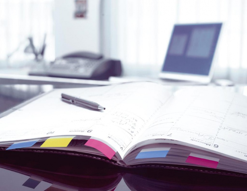 Zakładki indeksujące POST-IT® (680-21), PP, 25x43mm, 50 kart.,  jaskraworóżowe