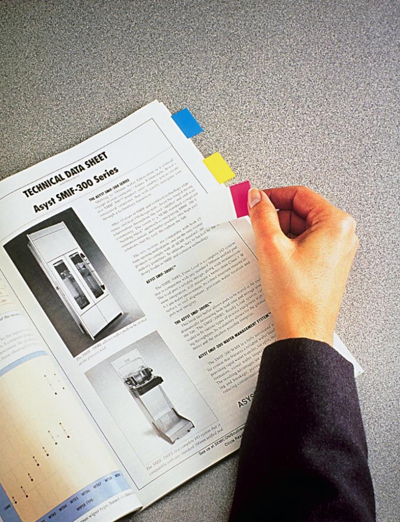 Zakładki indeksujące POST-IT® (680-21), PP, 25x43mm, 50 kart.,  jaskraworóżowe