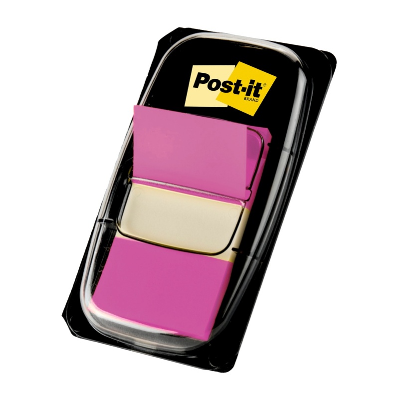 Zakładki indeksujące POST-IT® (680-8), PP, 25x43mm, 50 kart., purpurowe