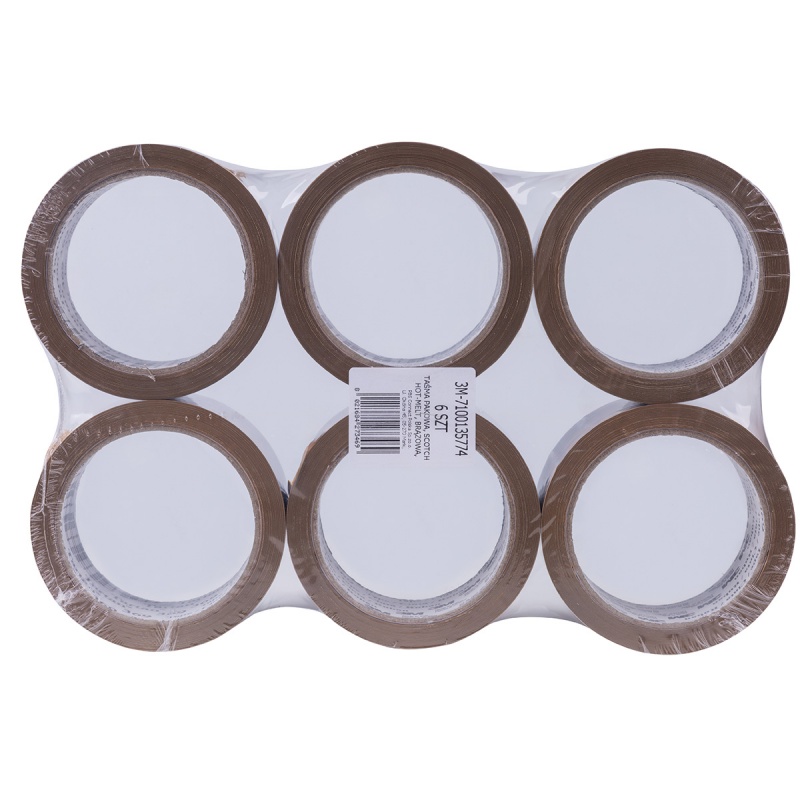 Taśma pakowa SCOTCH® Hot-melt (369), 48mm, 66m, brązowa