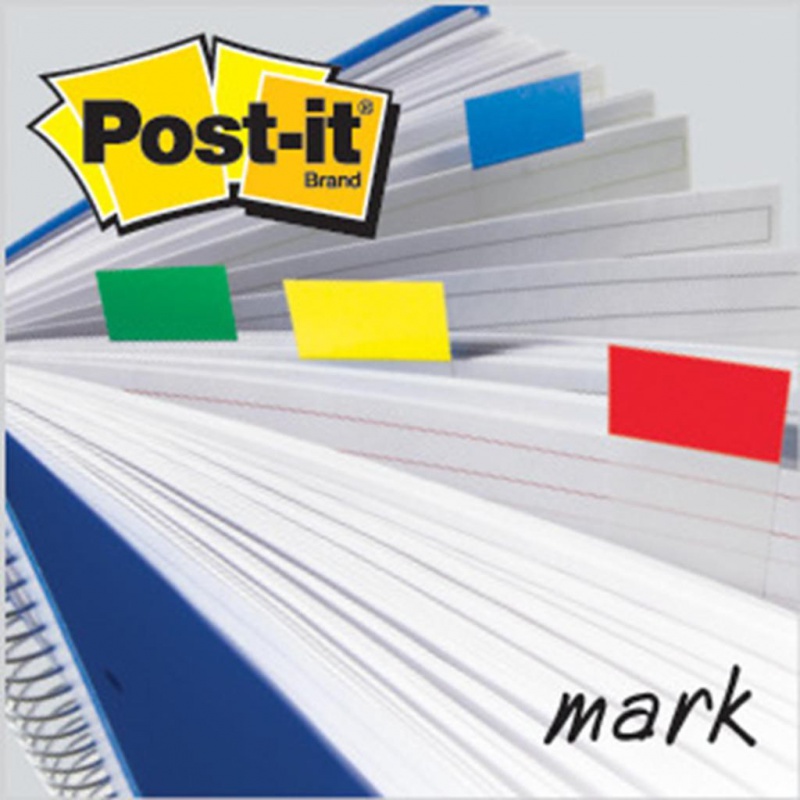 Zestaw promocyjny zakładek POST-IT® (680 -P10+2), PP, 25x43mm, mix kolorów, 10+2 GRATIS