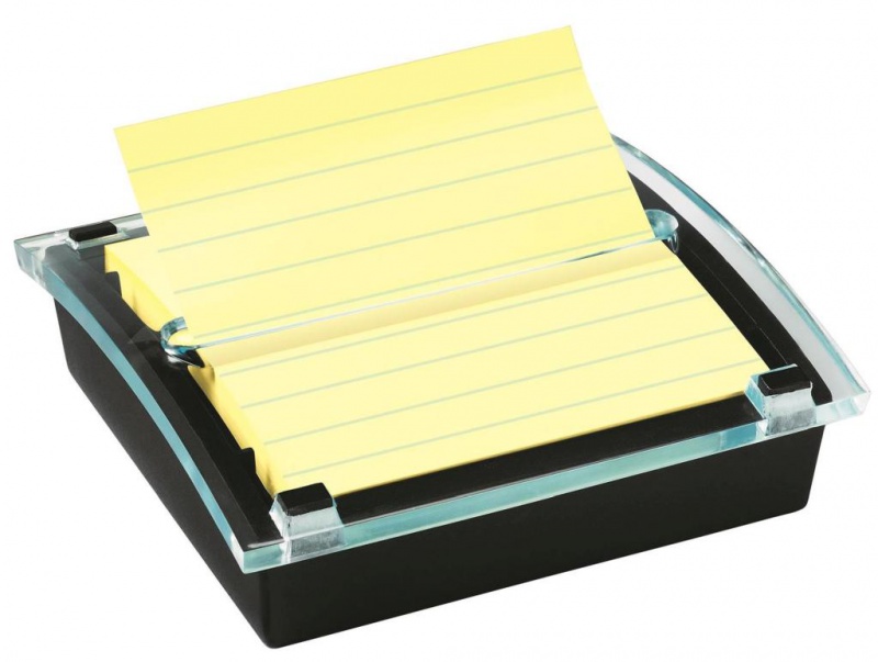 Podajnik do bloczków samoprzylepnych POST-IT® Millenium XL Z-Notes (DS440-SSCYL), czarny, 1 bloczek GRATIS