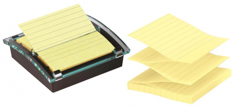 Podajnik do bloczków samoprzylepnych POST-IT® Millenium XL Z-Notes (DS440-SSCYL), czarny, 1 bloczek GRATIS