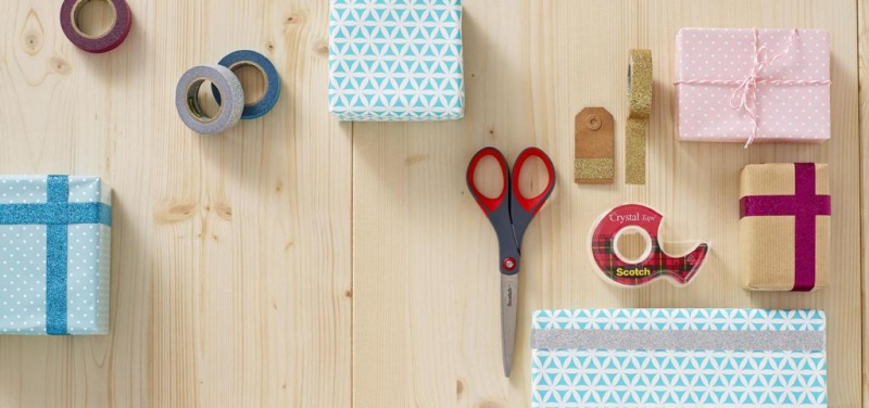 Taśma biurowa SCOTCH® Crystal Clear (6-1975), transparentna, 19mm, 7,5m; dyspenser