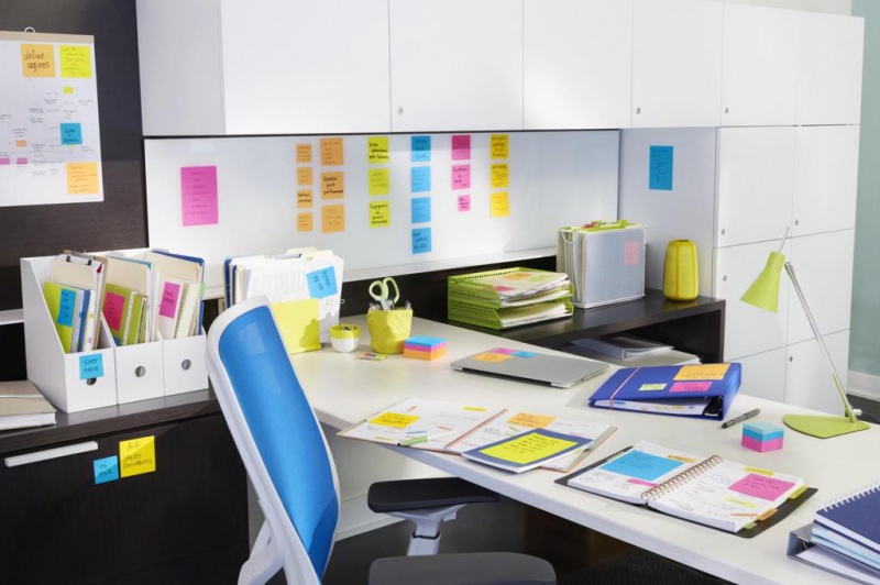 Zakładki indeksujące POST-IT® (680-BP2EU), PP, 25x43mm, 2x50 kart., jaskraworóżowe