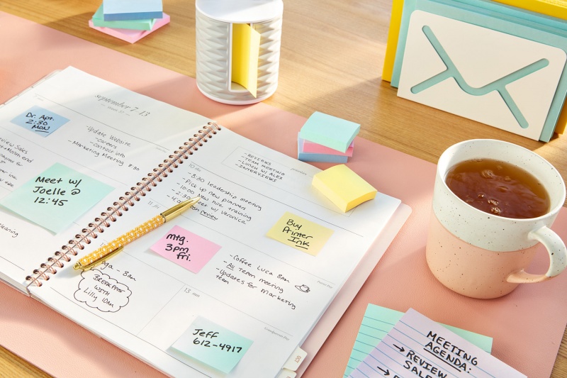 Bloczki 3M POST-IT 654-1T 76x76mm żółte 16bloczków po 100k FT510110347