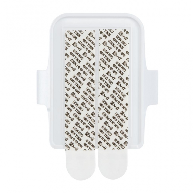 Uchwyt na szczotki COMMAND™ (17007), 1 uchwyt, 2 duże paski, biały