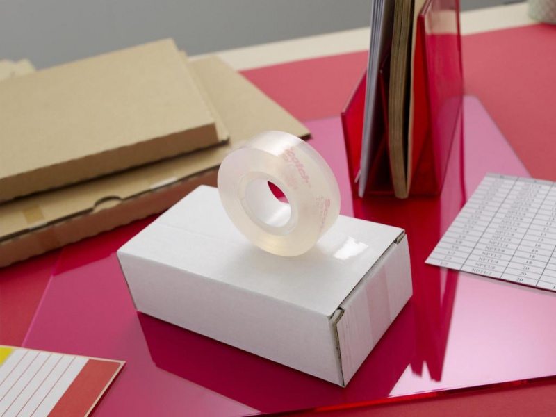 Taśma biurowa SCOTCH® Crystal (6-1933R14), 19mm, 33m, 12+2szt. GRATIS