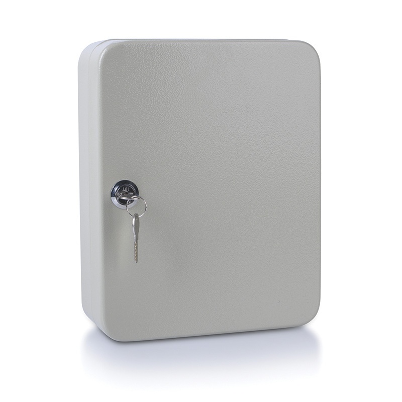 Szafka na klucze DONAU, na 48 kluczy, 250x180x80mm, szara