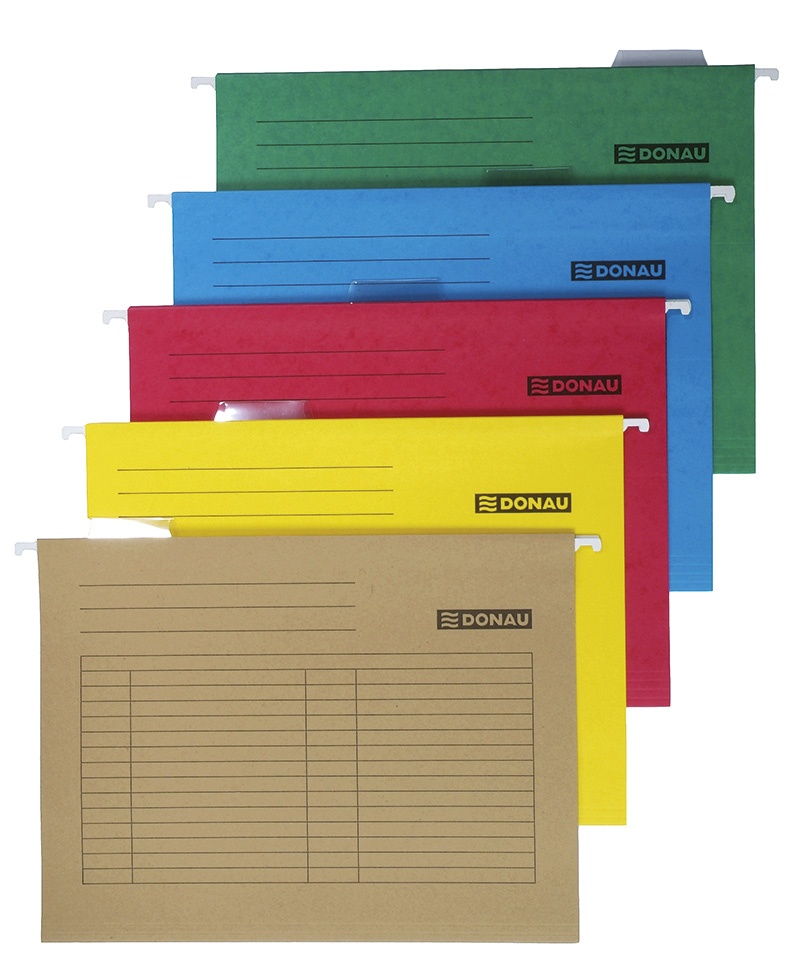 Teczka zawieszkowa DONAU, A4, 230gsm, zielona
