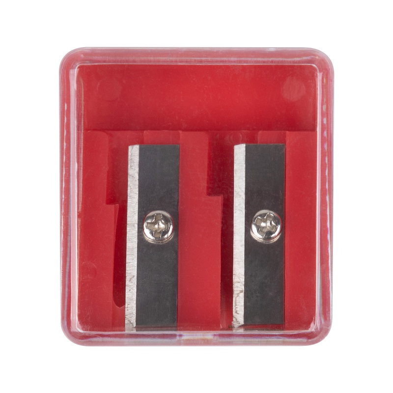 Temperówka DONAU, plastikowa, podwójna, mix kolorów