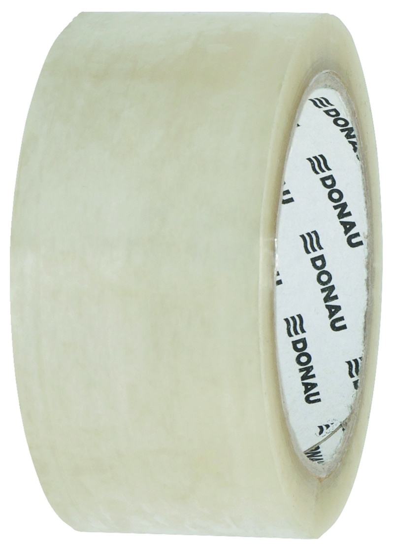 Taśma pakowa DONAU Solvent , 48mm, 60m, 46mikr., transparentna