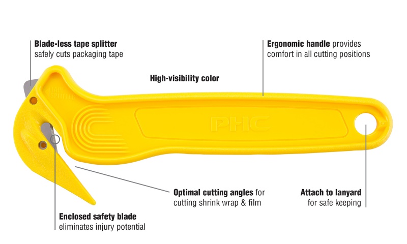 Nóż bezpieczny, z ukrytym ostrzem, DFC-364
