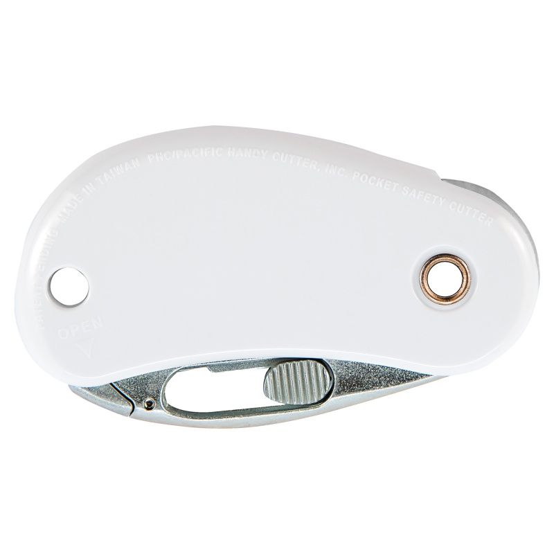 Nóż bezpieczny, składany PSC2, biały