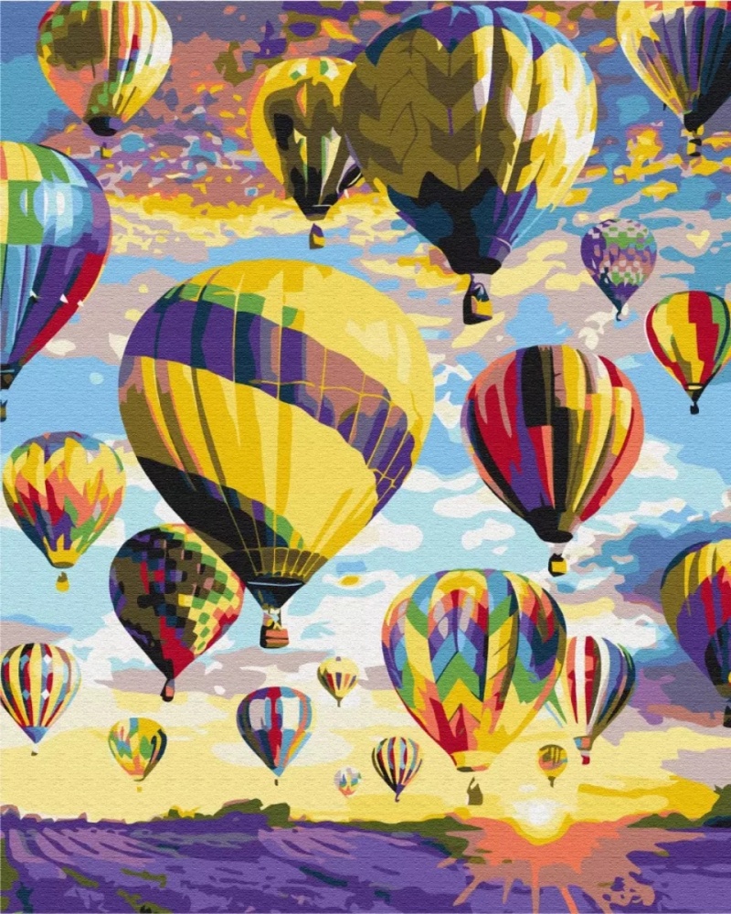 Malowanie po numerach BRUSHME, 40x50 cm, sny na niebie, 1 szt., w pudełku