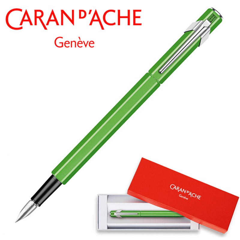 Pióro wieczne CARAN D'ACHE 849 Fluo Line, M, zielone