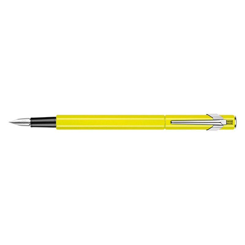Pióro wieczne CARAN D'ACHE 849 Fluo Line, M, żółte
