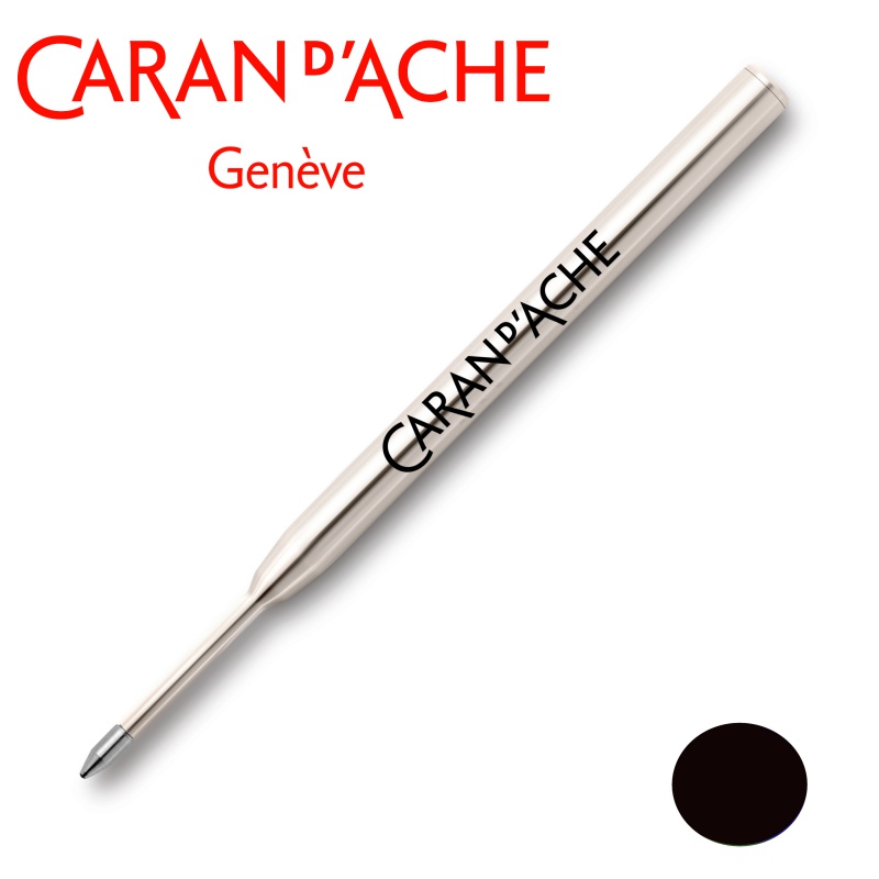 Wkład CARAN D'ACHE Goliath, do długopisu 849, F, czarny