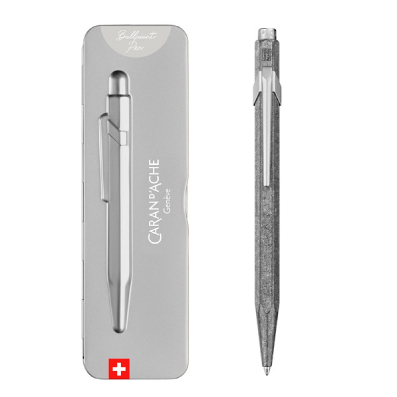 Długopis CARAN D'ACHE 849 Original, M, w pudełku, srebrny