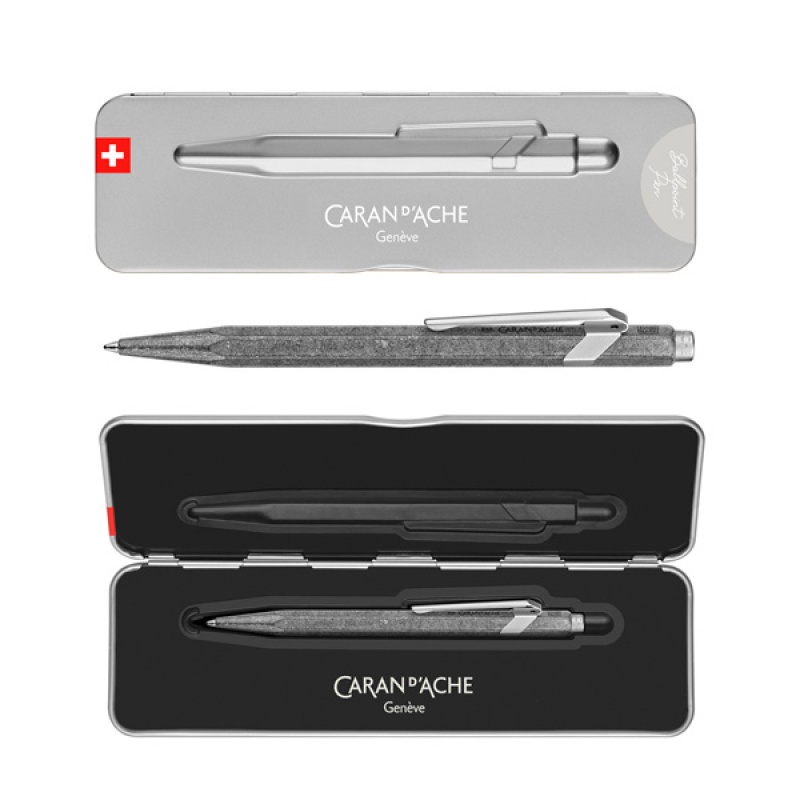 Długopis CARAN D'ACHE 849 Original, M, w pudełku, srebrny