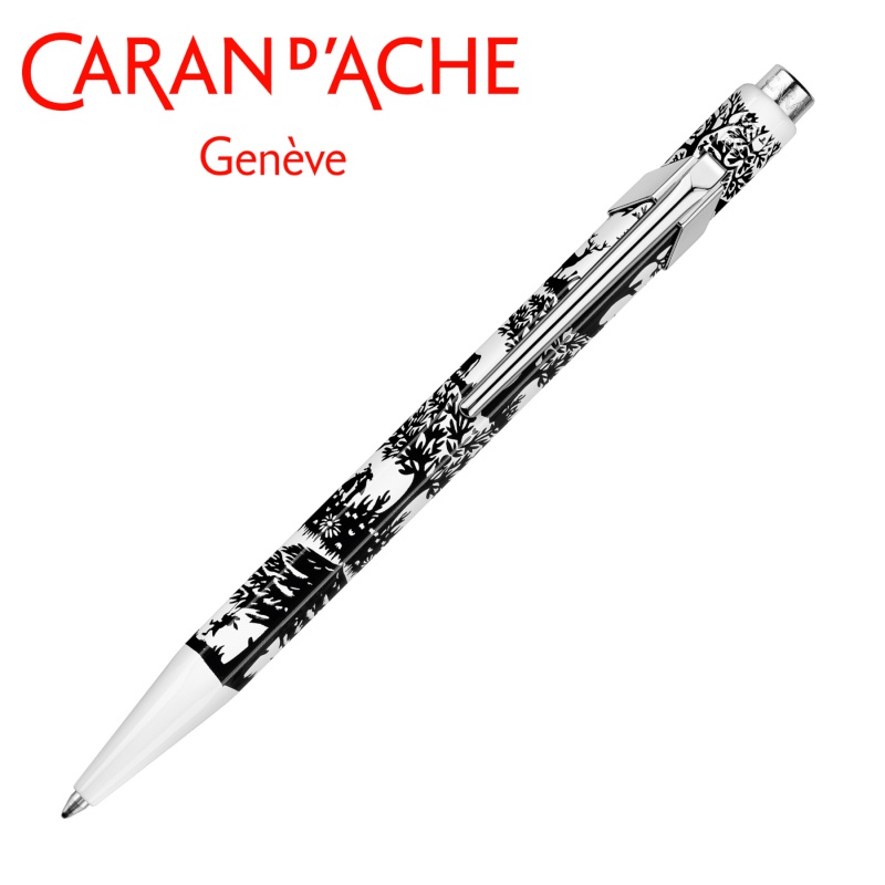 Długopis CARAN D'ACHE 849 Papercutting, M, czarny
