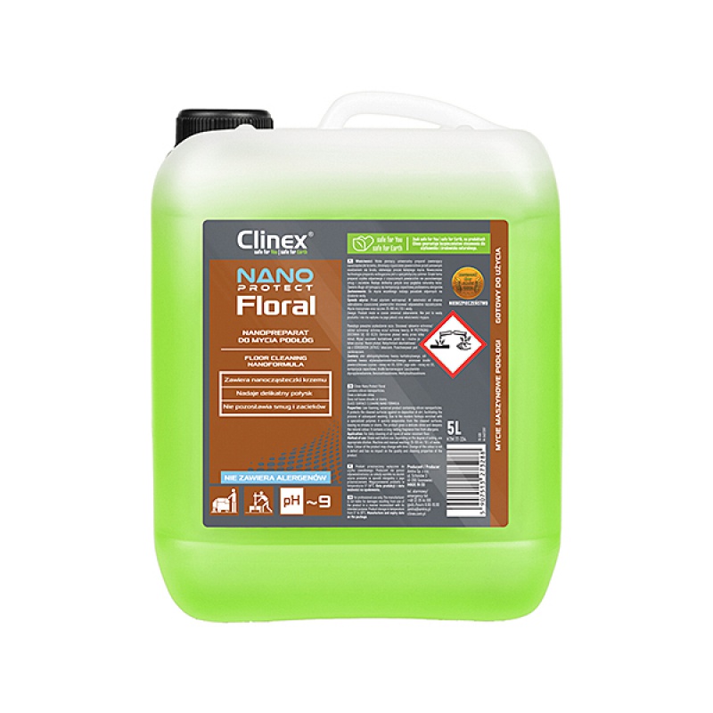 Preparat czyszczący CLINEX Nano Protect Floral 5L 70-334