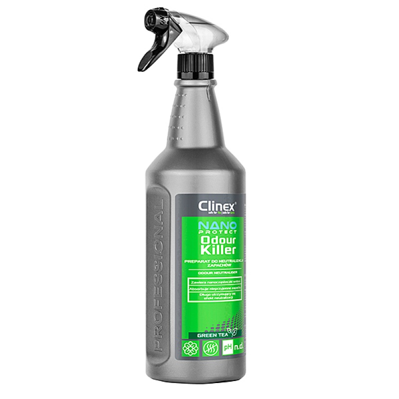 Preparat do neutralizacji zapachów CLINEX Nano Protect Silver Odour Killer 1L 70-351, green tea