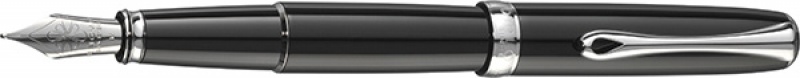 Pióro wieczne DIPLOMAT Excellence A2, M, czarne/srebrne