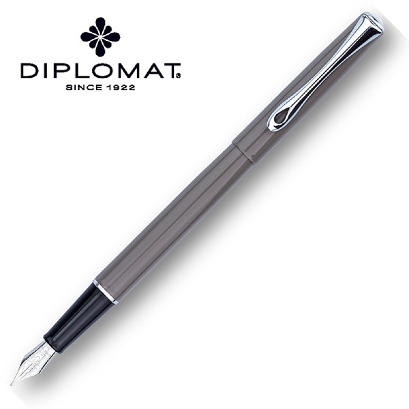 Pióro wieczne DIPLOMAT Traveller, M, szare