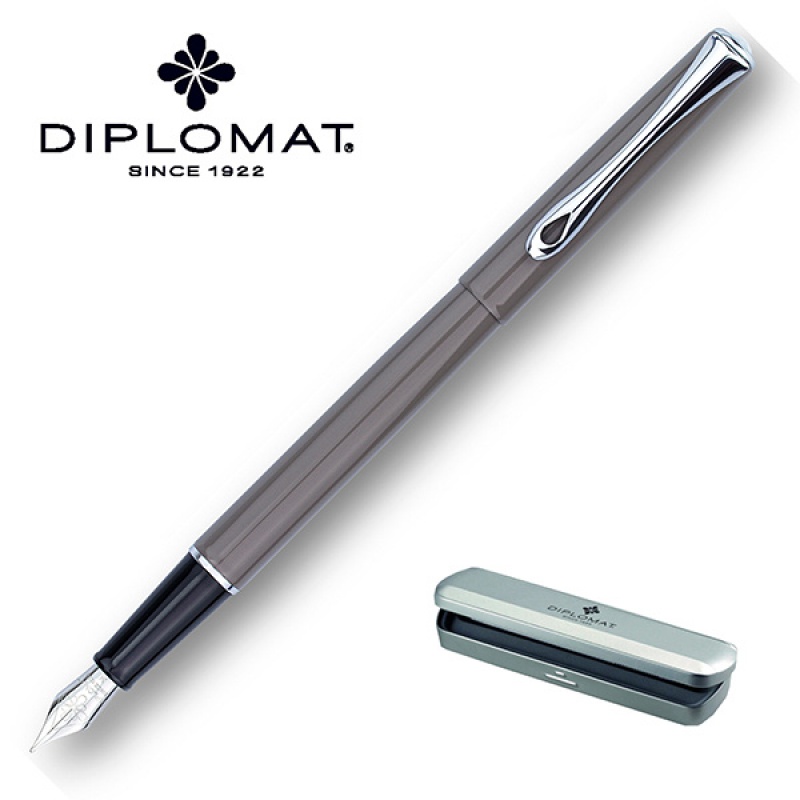 Pióro wieczne DIPLOMAT Traveller, M, szare