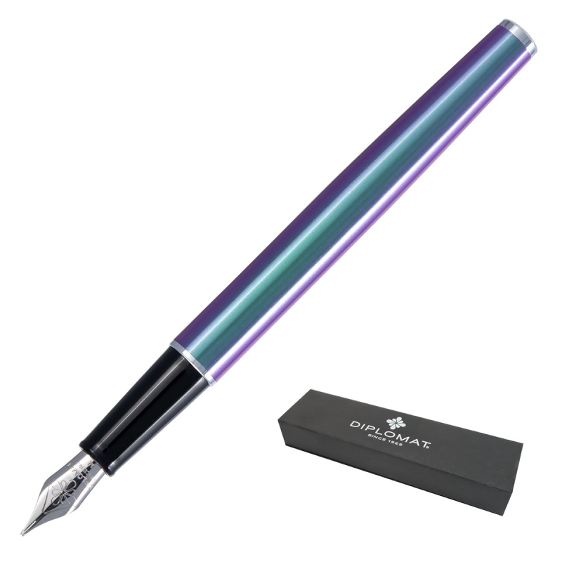 Pióro wieczne DIPLOMAT Traveller, Funky Petrol, M