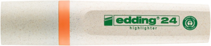 Zakreślacz ekologiczny pomarańczowy; 24/006/P ED  EDDING