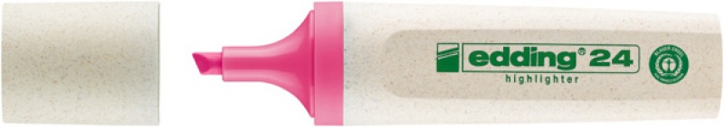 Zakreślacz ekologiczny różowy; 24/009/R ED  EDDING